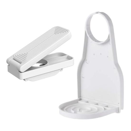 Laundry Detergent Dispenser with Nozzle Switch Easy Installation Labor-Saving Laundry Detergent Cup Holder Drip Tray Set