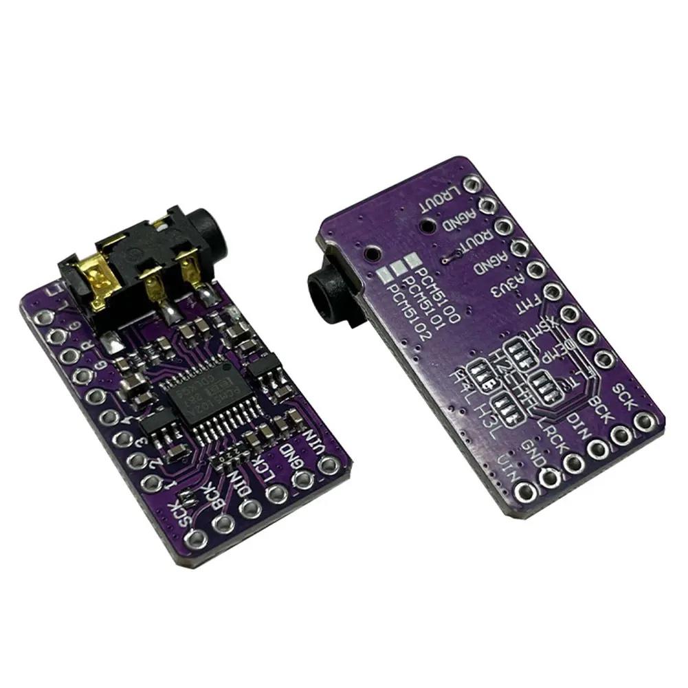 Цифровой аудиодекодер PCM5102 с интерфейсом I2S/IIS для Arduino и Raspberry Pi.