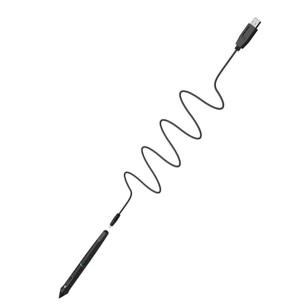 UGEE P55C Аккумуляторный стилус, перезаряжаемая ручка с USB-кабелем для зарядки для UGEE UG1910B/