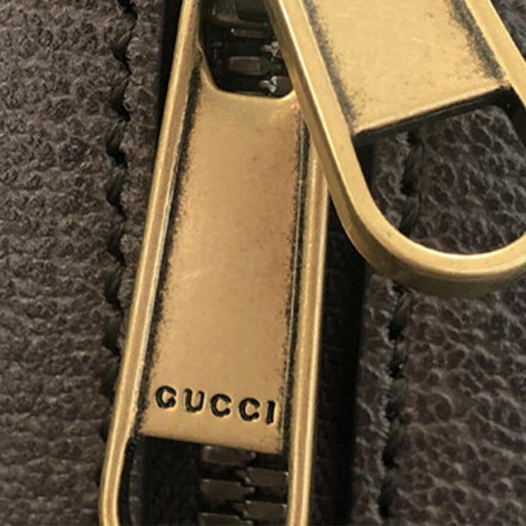 Gucci Ophidia Logo Stripe Web Canvas And Leather Medium Backpack Unisex backpacks Ebony Brown 547967-9U8BT-8994