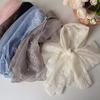 Soft Small Long Scarf Spring Summer Women Lace Shawl Sweet Thin Silk Scarf  Neck Protection