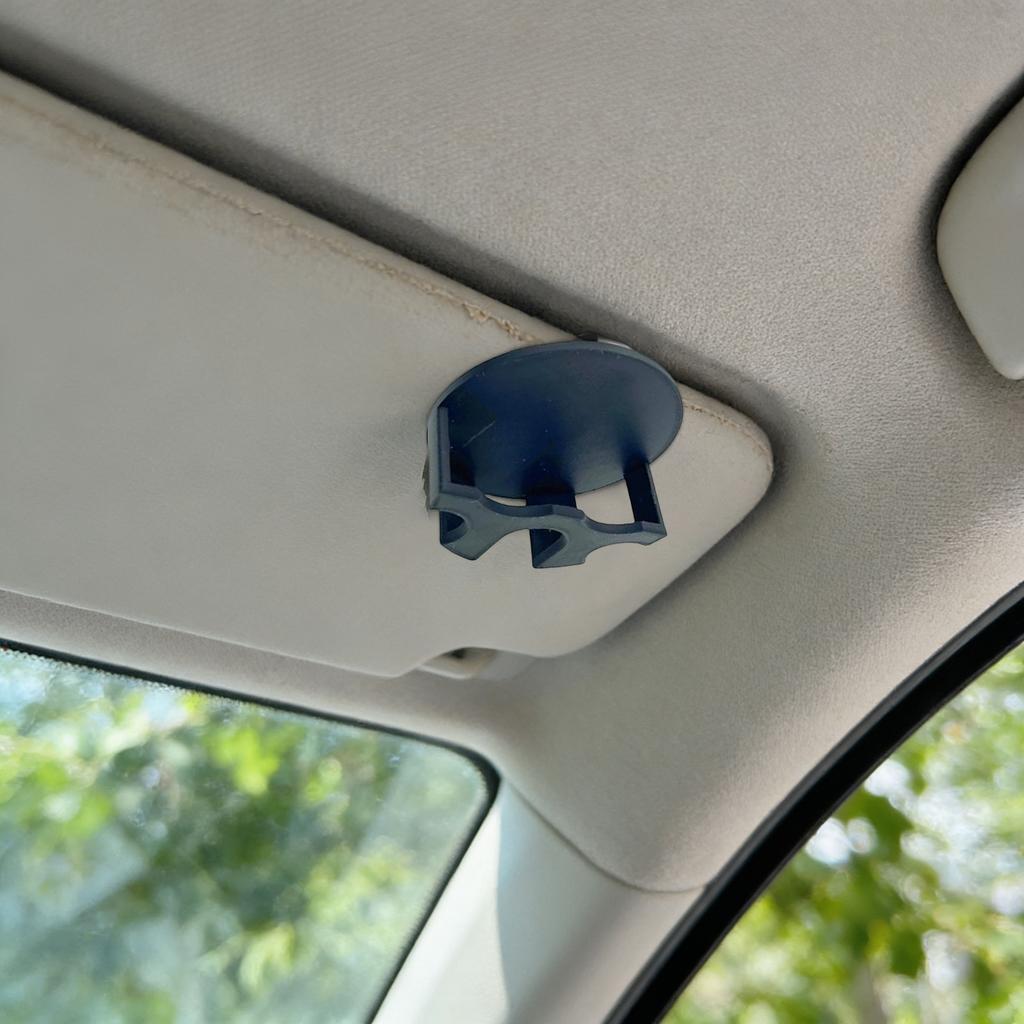 Car Sun Visor Container Holder, Car Sun Visor Bracket, - Clip, Suitable For Trucks, Compact And Portable, Convenient For Snack Storage.