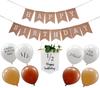 Tidepool Half Birthday Birthday Decoration Wooden Garland Set Birthday Linen Garland Balloon Decoration Set HAPPY BIRTHDAY Kids Birthday Piece