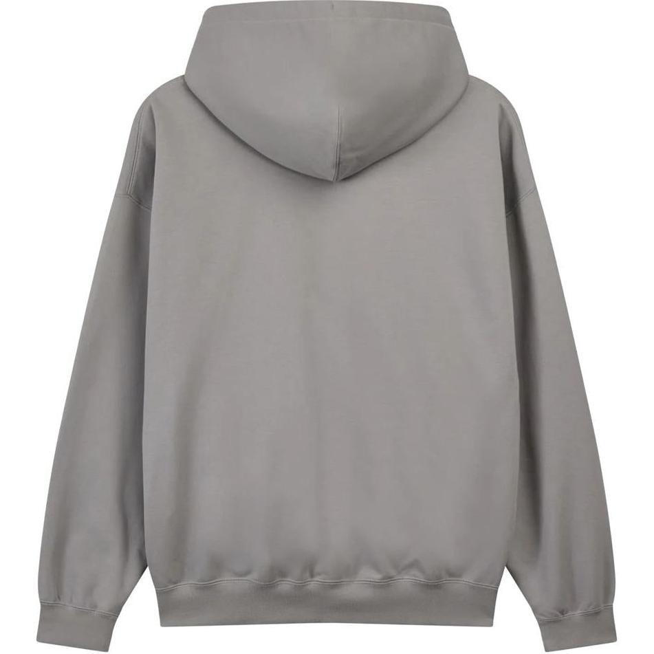 Y-3 Однотонная толстовка с капюшоном на молнии с длинным рукавом с принтом логотипа Женская толстовка Серая JD9818