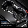 Для Ford Mustang 2015 2016 2017 2018 2022 автомобильная чашка для воды из настоящего углеродного волокна, аксессуары для отделки, дополнительные 3%