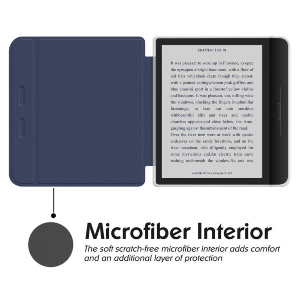 Magnetic Design 7 inch e-Reader Case Detachable Protective Shell for KOBO Libra Color/2