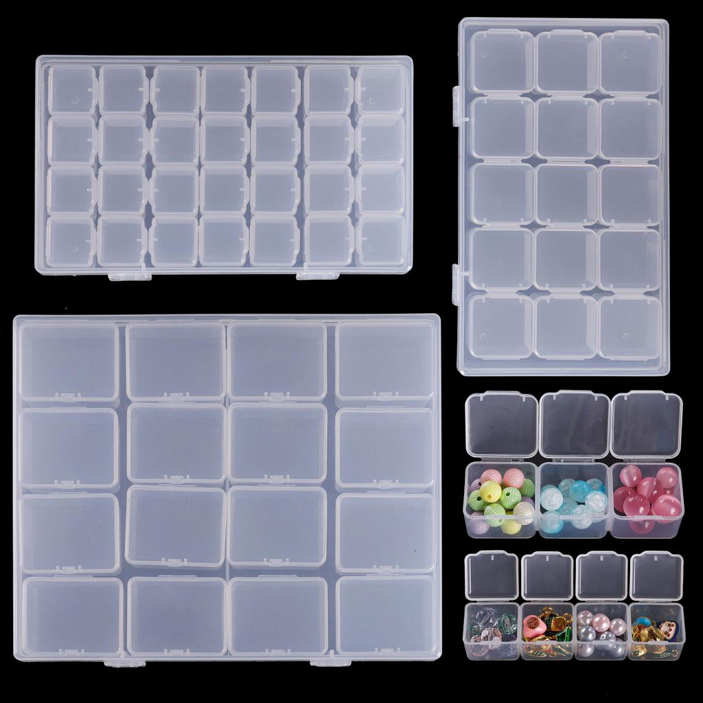 PP Material Multifunctional Portable Storage Box For DIY Bracelets Necklaces Jewelry Arrange Storage