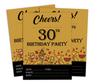 Darling Souvenir Brown Birthday Invitation Card Printable Elegant Fill or Write In Blank Party Invites 28 Pcs 5 X 7