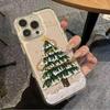 Crystal Clear Drop-Proof Christmas Tree iPhone Case for 13/14/15Pro/16ProMax/17 Models
