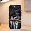 F-Футбол S-Звезда L-Лионель Месси Чехол для телефона для iPhone 17,16,15,14,13,12,11 Plus,Pro Max,XS,Мягкий силиконовый черный чехол