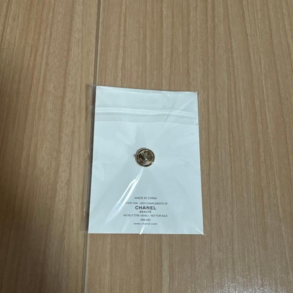 Used CHANEL LA COLLECTION Lipstick Motif Pin Badge Not For Sale
