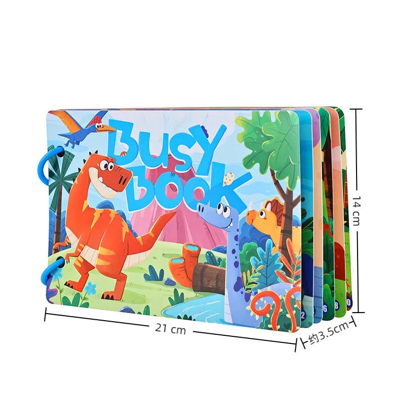 Children's Interactive Quiet Sticker Book: Reusable Object Recognition & Early Education Toy