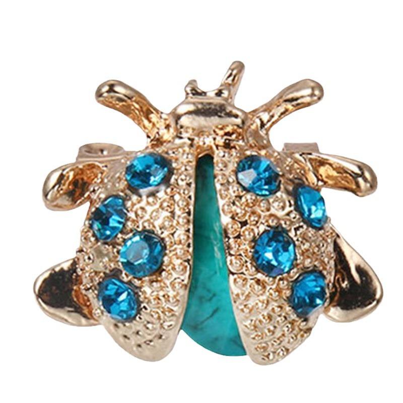 Мультяшный Жук Брошь Студент Милая Брошь Животное Красочные Маленькая Божья Коровка Брошь Насекомое