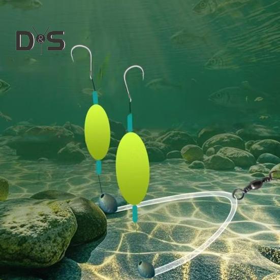 Оснастка для ловли карпа с двойными крючками, обратная нижняя леска, оффшорная оснастка для морской рыбалки с прибоем и принадлежностями для ловли бобов в космосе