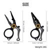 Forked ring Fishing Line Cutter Aluminum alloy Fishing Hook Remover Fishing Clamp  Fishing