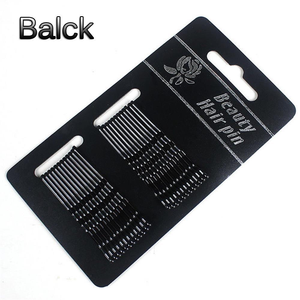 1Set(24PCS) Fashion Wave Salon Barrette Hairpin Hair Styling Clip Bobby Pin