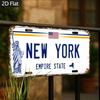 Vintage Aluminum License Plate 12x6 Inch - Decorative Metal Sign With Flat Print Design, Rustic Novelty Car Tag For Garage Bar C
