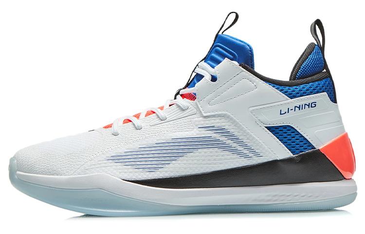 Li Ning Кроссовки для баскетбола Raid Way Of Wade Текстиль, Амортизация с возвратом энергии из TPU, Устойчивые к истиранию, Нескользящие, Низкие ABAR115-2