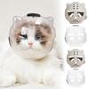 Anti-Bite Cat Muzzle Protective Space Hood Transparent Cat Mask Cover Helmet  Pets Supplies