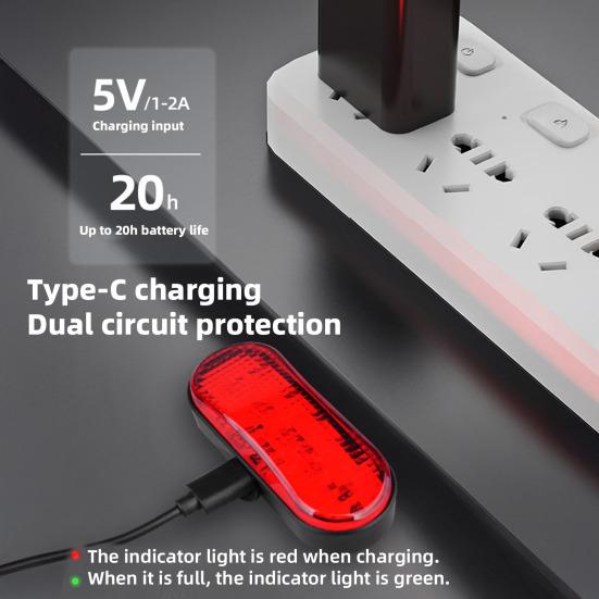 Задний фонарь для велосипеда с датчиком тормоза, водонепроницаемый, USB, перезаряжаемый, универсальный, для горного велосипеда, для езды на велосипеде ночью, предупреждающий задний фонарь