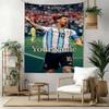 Messi Custom Your Name Wall Decor Tapestry Art For Pet Memorial Birthdaywedding Party Backdrop Family Gift