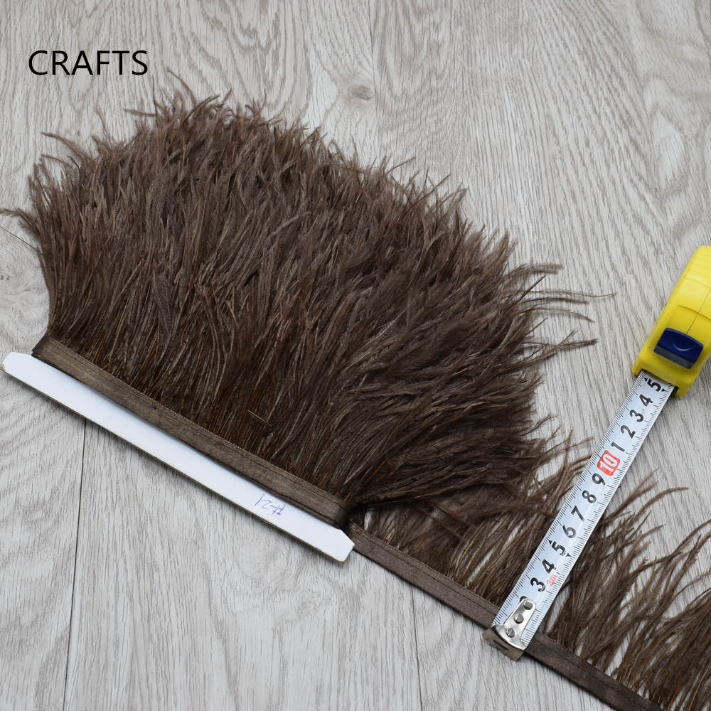 Перо2023 горячо! Пушистая и красивая отделочная ткань с перьями страуса, длина 5-10 м, боковая лента, ширина 8-10 см / Аксессуары для шитья DIY