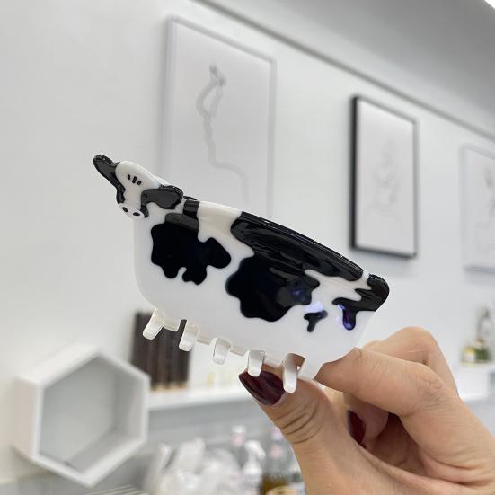 Заколка для волос животных, нескользящая, сильная фиксация, форма коровы, свиньи, цыпленка, женщины, девушки, длинные, толстые, тонкие, вьющиеся зажимы для волос, модные аксессуары для волос