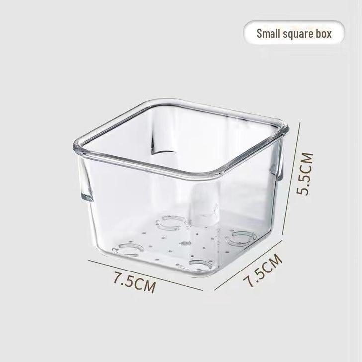 Коробка для хранения ювелирных изделий с антиокислительным покрытием для сережек, ожерелий и колец - прозрачный органайзер с ящиками