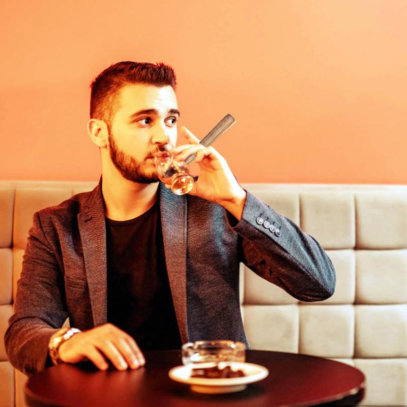 Ароматерапевтический ингалятор для эфирных масел Ингалятор для отказа от курения Деревянный персональный диффузор для эфирных масел с фибровыми стержнями