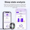Sleep/Step Tracker Intelligent Sleep Tracker IP68 Waterproof Blood Oxygen Monitor  Men