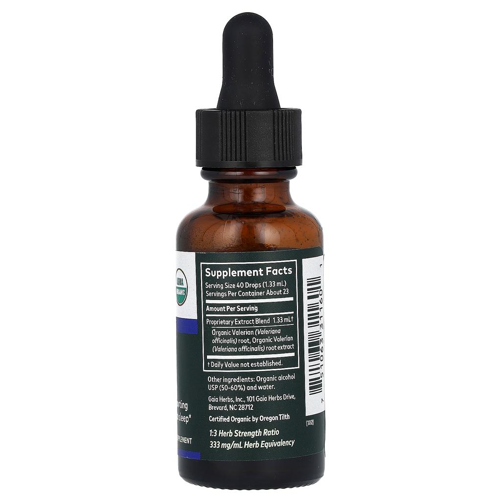 Gaia Herbs, Valerian Root, 1 Fl Oz (30 Ml)