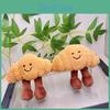 Shaped Croissant Delightful Plush Keychain Soft And Adorable Accessory Hanging
