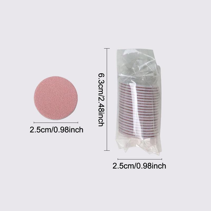 20 шт. Одноразовые шлифовальные файлы для педикюра Сменная наждачная бумага Полировщик огрубевшей кожи Удаление кутикулы и мозолей Дисковые накладки Инструменты для ухода за ногами