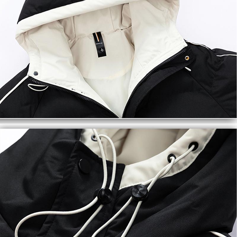 Толстые теплые зимние куртки мужские повседневные ветрозащитные куртки стеганые пальто пуховые парки с капюшоном Harajuku верхняя одежда мужская одежда