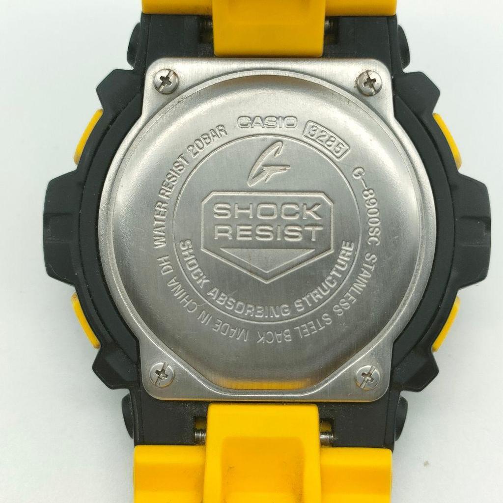 Б/У Редкие G-SHOCK Crazy Colors G-8900SC Зарубежная Лимитированная Серия Желтые