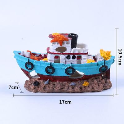 Украшения из смолы для аквариума, лодки, аквариума, украшения из смолы для дома, ландшафтный дизайн, украшения из стекла для аквариума, лодки, автобуса, искусственный декор