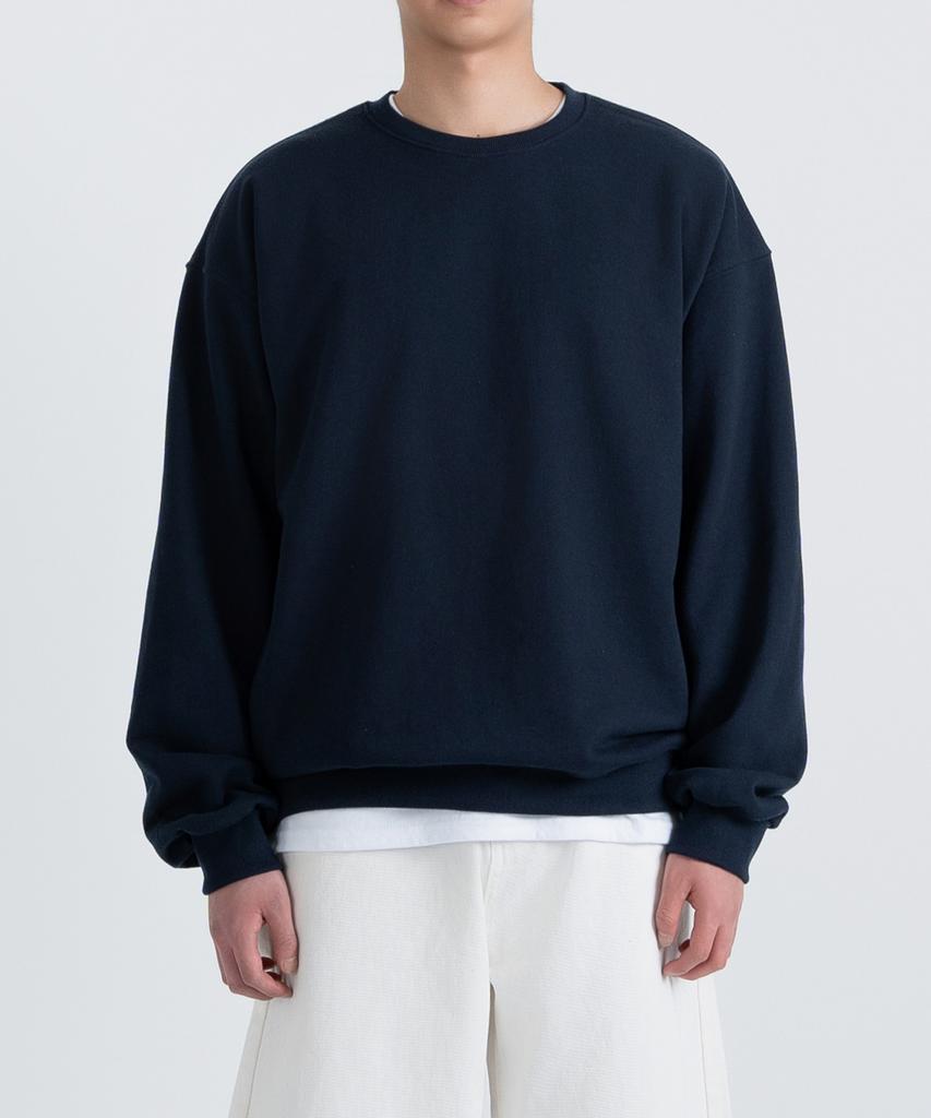 UNDEROFF Authentic Relaxed Basic Sweatshirt Navy