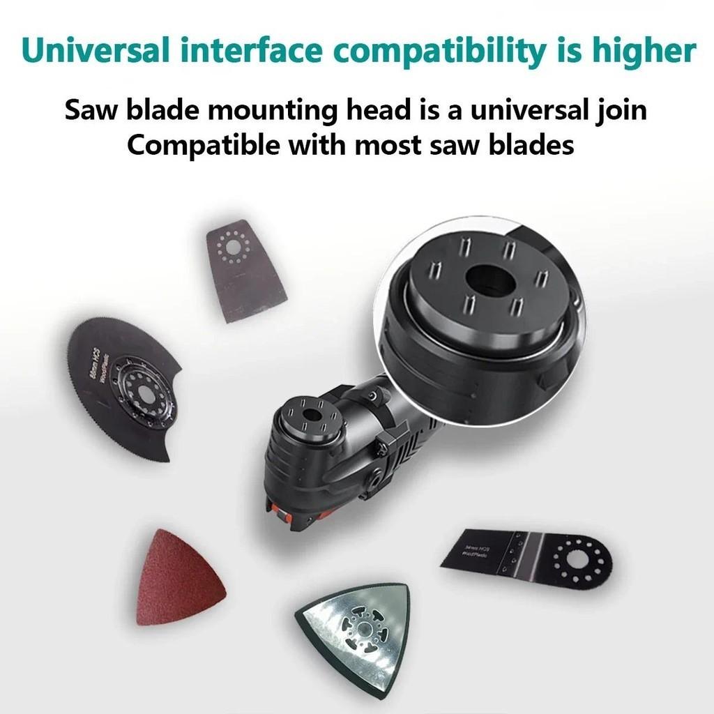 Бесщеточная электрическая осциллирующая пила-триммер с регулируемой скоростью, электроинструмент для ремонта, многофункциональный инструмент