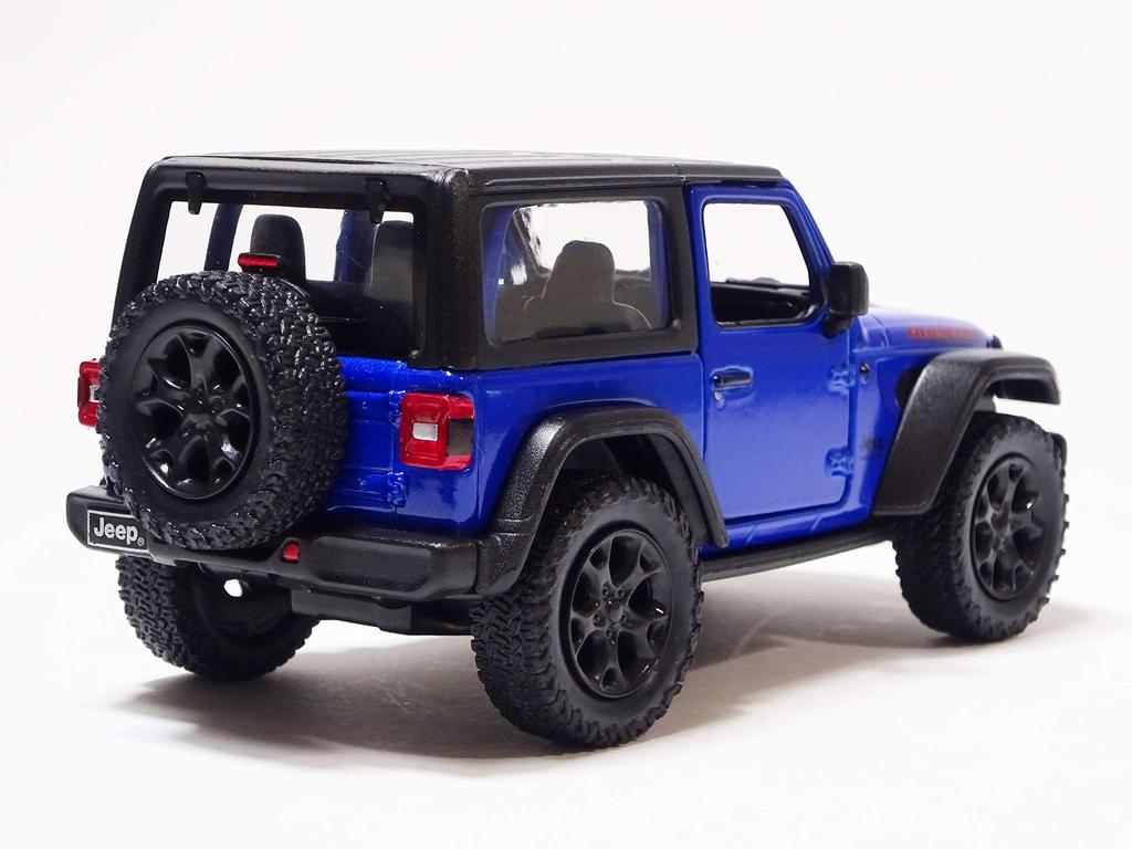 Мини-автомобиль Kinsmart Jeep Wrangler Rubicon Blue Hardtop KT5412B 1/34