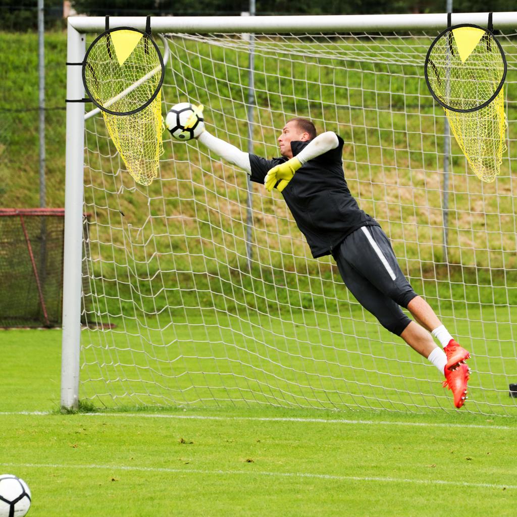 Футбольная футбольная мишень-сетка Складная тренировочная сетка для футбола Футбольное тренировочное оборудование для футбольной игры Дизайн Тренировка мишени