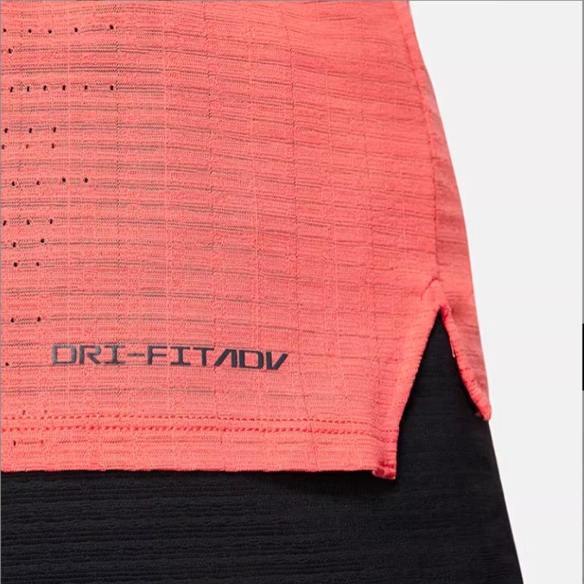 Nike Светоотражающий дышащий тренировочный жилет без рукавов Dri-FIT ADV для бега Мужские топы DD4844-814