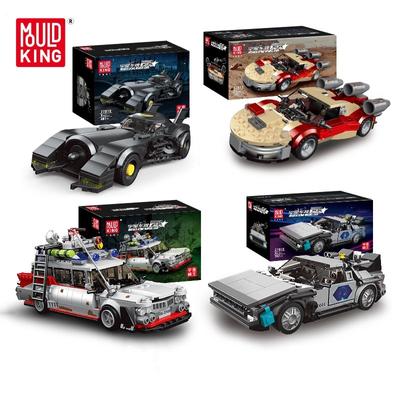 MOULD KING 27017 скоростной гоночный автомобиль, строительные наборы для взрослых, дирижабль, автомобиль с витриной, строительные блоки для детей, подарки