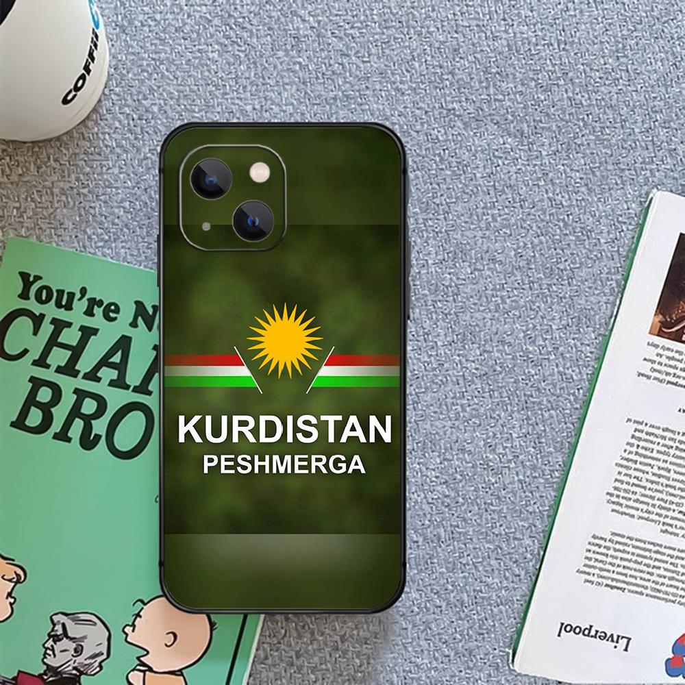 Чехол для телефона с курдским флагом Курдистана для iPhone Xiaomi Mi Samsung Galaxy Redmi Note AS 11 12 13 14 15 22 23 24 5G Pro Plus Max Fe Ultra