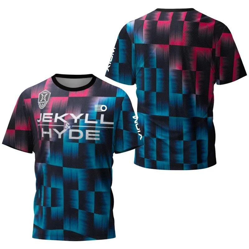 Летняя футболка 2025 года для настольного тенниса, путешествий, мужская, топ для бадминтона, быстросохнущая, высокопроизводительная, летняя, удобная и прохладная футболка