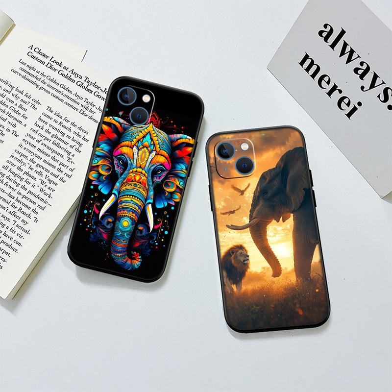 RP5 Animal Elephant Phone Case for Samsung Galaxy S20 S21 S22 Ultra FE + Plus A21S A22 A24 A25 A26 A30 A30S A31