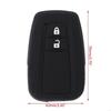 2025 New 2 Buttons Silicone Car for Key for Case Cover Holder For CHR 2017 Priu