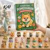Unique Dog Themed Gift Advent Calendars 2026, Cute 24 Days Christmas Countdown Calendar Calendar, 2D Acrylic Collectible Figures for Lovers,