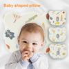 Baby Shape Pillow Breathable Comfortable Prevents Flat Head Syndrome Memory Foam Pillow for Allergy-sensitive Babies