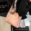 Premium feeling hand carrying bucket bag women's Korean version fashion versatile shoulder bag 2025 spring and summer new simple casual women's bag