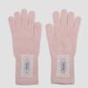 ROLAROLA LACE LABEL ANGORA GLOVES PINK